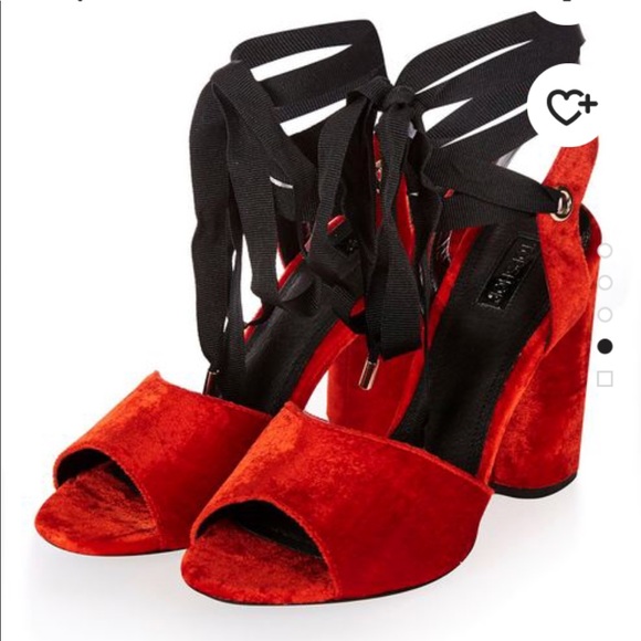 TopshopRoyal Glitter Lace-Up Sandals, US 5.5 - Picture 8 of 8